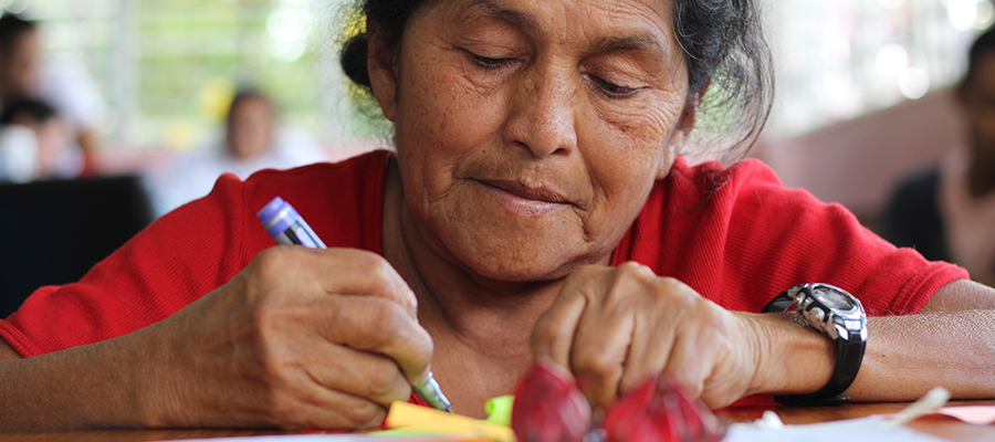 Rosy Rosybel, president of Las Diosas, Estelí, Nicaragua.