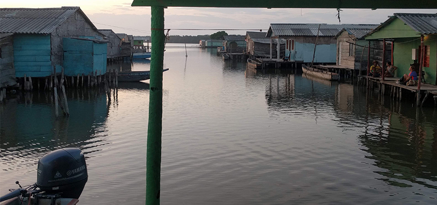 Dawn in Buenavista, Colombia, site of the International Development Design Summit (IDDS) New Coastal Territories.