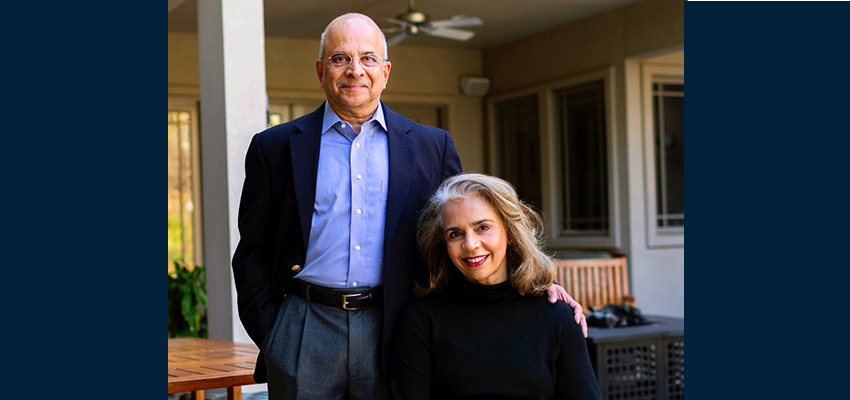 Shashank, OE ’81, and Medha Karve