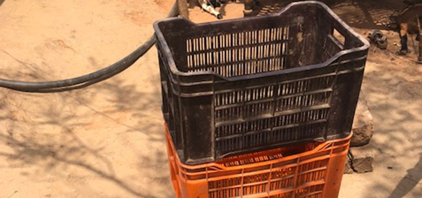  Storage crates farmers use to store and transport vegetables