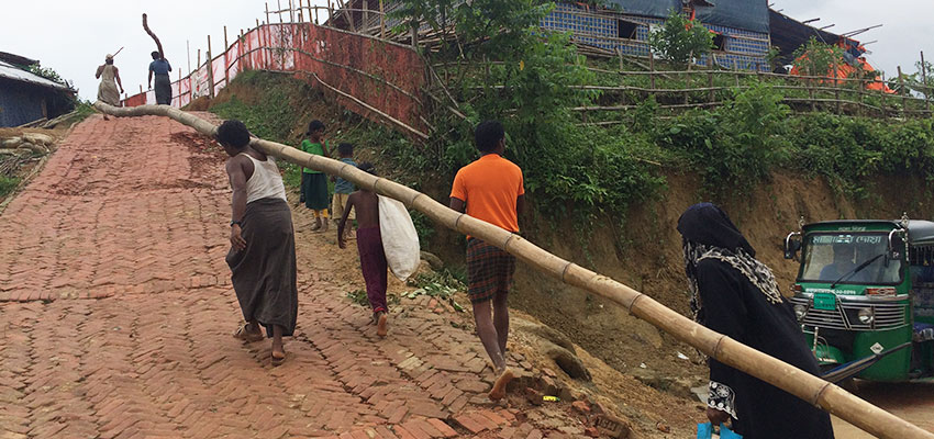 Road, Kutupalong Camp, Bangladesh